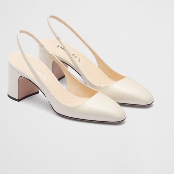 Prada Shoes - Prada Patent Leather Slingback Pumps